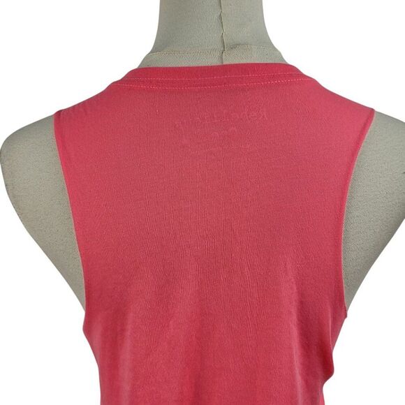 NEW Rebellious One Medium Tee Sun Daze Hot Pink Graphic Shiny Silver Triangle - Picture 11 of 14